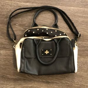Black and white Merona purse